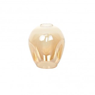 Tulipa cristal ámbar 17x14 cm.