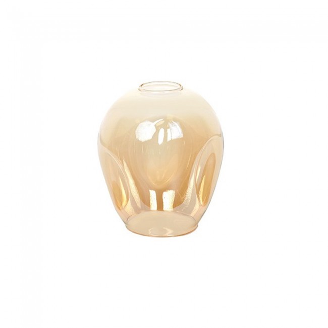 Tulipa cristal ámbar 17x14 cm.