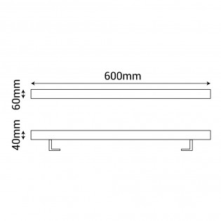 Bañador de pared LED Penn (18W)