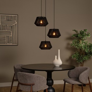Lámpara colgante Jessica (3 luces)