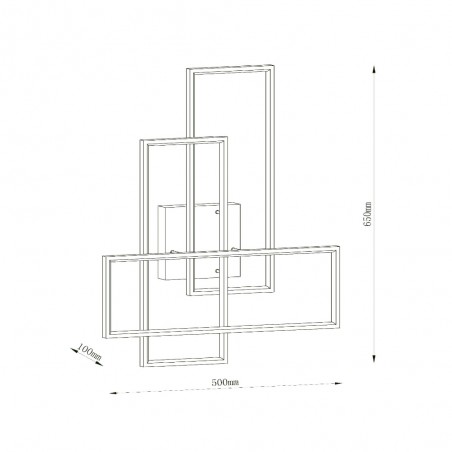 Plafón de techo LED Lokero CCT Dim (60W)