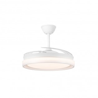 Ventilador LED con aspas retráctiles Nestera Eco Blanco CCT Dim (45W)