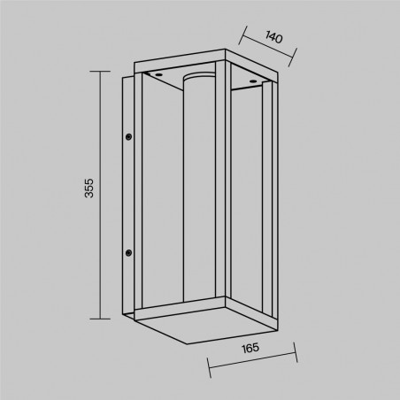 Aplique de pared de exterior LED Expo (12W)
