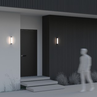 Aplique de pared de exterior LED Rounge (12W)