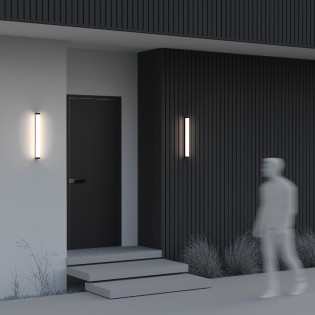 Aplique de pared de exterior LED Rounge (16W)