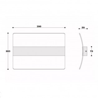 Plafón de techo para baños LED Korgis (12W)
