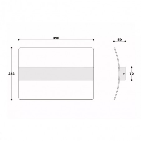 Plafón de techo para baños LED Korgis (12W)