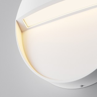 Aplique de pared de exterior LED Mane Round (3W)