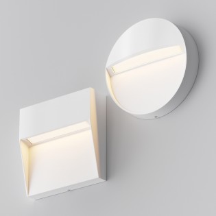 Aplique de pared de exterior LED Mane Round (3W)