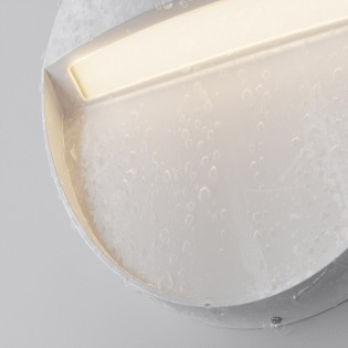Aplique de pared de exterior LED Mane Round (3W)