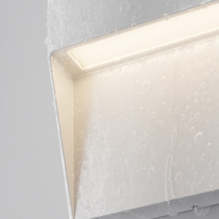 Aplique de pared de exterior LED Mane Square (3W)
