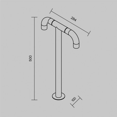Baliza de exterior LED Sleek (2x2W)