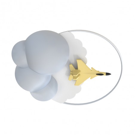 Plafón de techo infantil LED Focus Avión (37W)