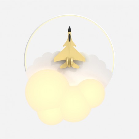 Plafón de techo infantil LED Focus Avión (37W)