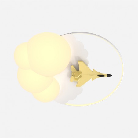 Plafón de techo infantil LED Focus Avión (37W)