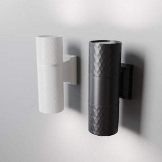 Aplique de pared de exterior Bowery (2 luces)