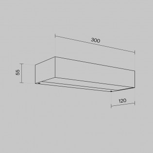 Aplique de pared de exterior LED Lot (10W)