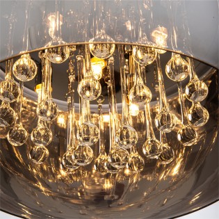 Plafón de techo Crystal (6 luces)