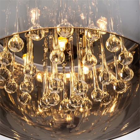 Plafón de techo Crystal (6 luces)