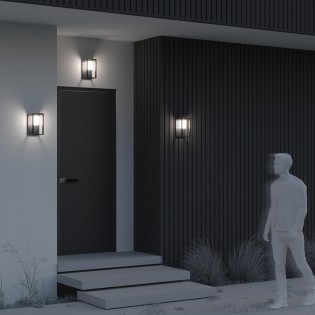 Aplique solar LED con sensor de movimiento Shatter (2W)