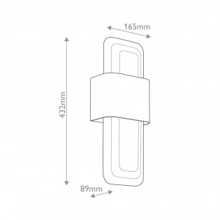 Aplique de pared LED Serene (16W)