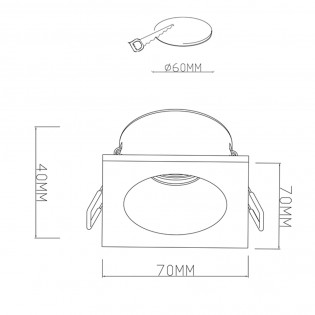 Empotrable de techo...