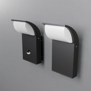 Aplique de exterior LED con sensor Stock (12W)
