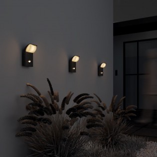 Aplique de exterior LED con sensor Stock (12W)