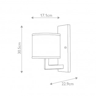 Aplique de pared Hampton