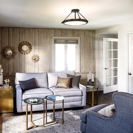 Semi plafón de techo Collier M