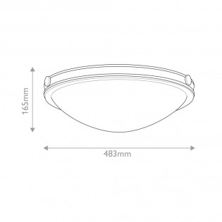 Plafón de techo Collier M