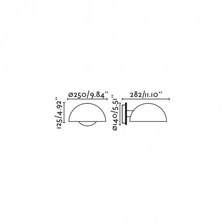 Aplique de pared Dominica