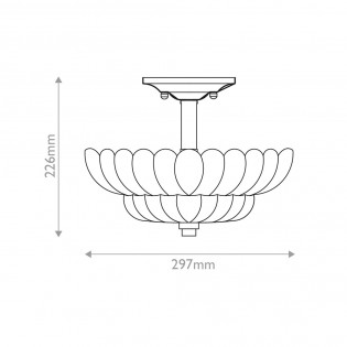 Plafón de techo Whitecap S
