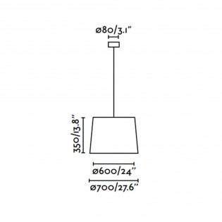 Lámpara de techo Samba
