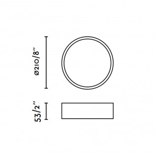 Plafón de techo LED Aris (20W)