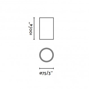 Plafón de techo LED Rol (9W)