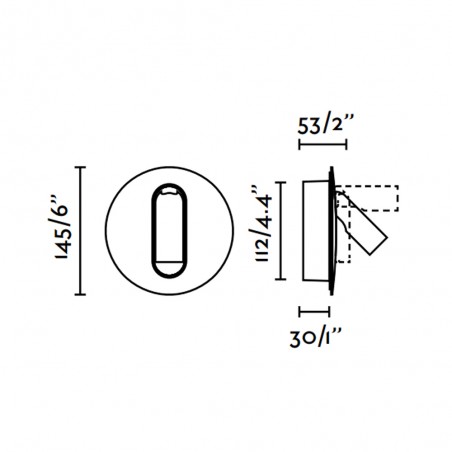 Aplique lector LED con USB Timit (4.5W)