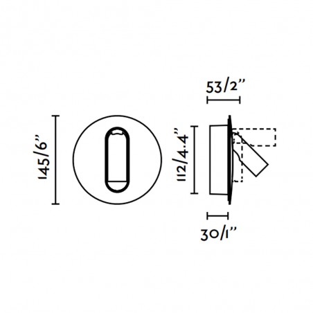Aplique de pared con lector LED Timit (4.5W)
