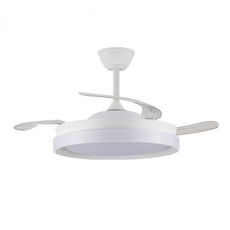 Ventilador LED con aspas retráctiles Nestera Evo CCT Dim (72W)
