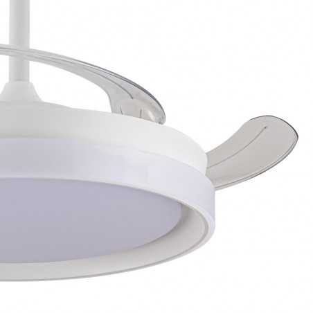 Ventilador LED con aspas retráctiles Nestera Evo CCT Dim (72W)