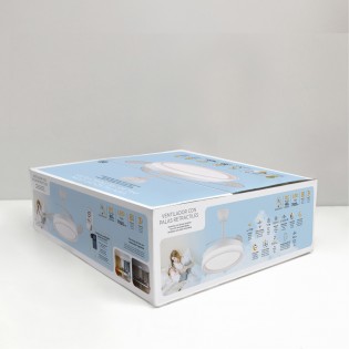 Ventilador LED con aspas retráctiles Nestera Evo CCT Dim (72W)