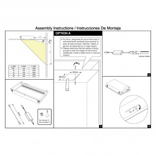 Plafón de techo empotrable LED Blue Sky (35W)