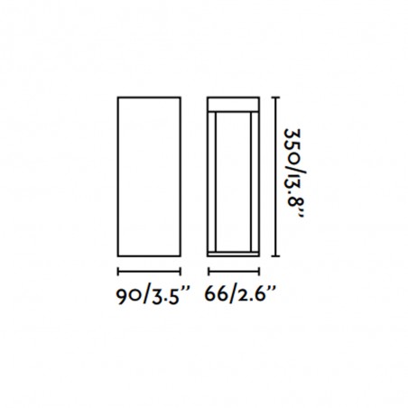 Baliza de exterior LED Cerler 35 (9W)