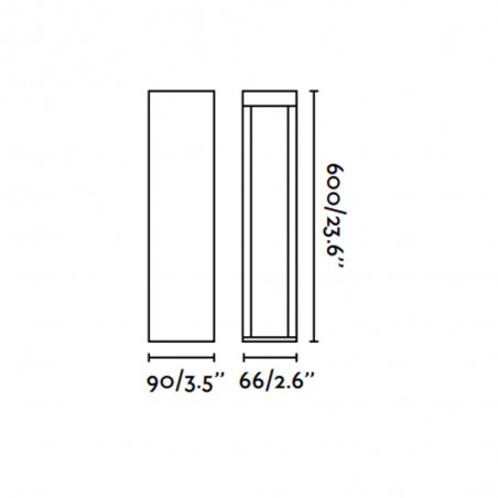 Baliza de exterior LED Cerler 60 (9W)