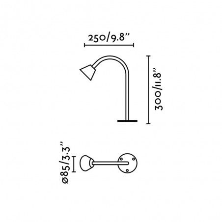 Baliza de exterior LED Lily 30 24V. (3W)