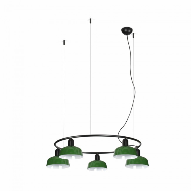 lampara colgante tatawin s metal 5 luces