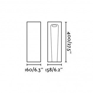 Baliza de exterior LED Grot 40 (6W)