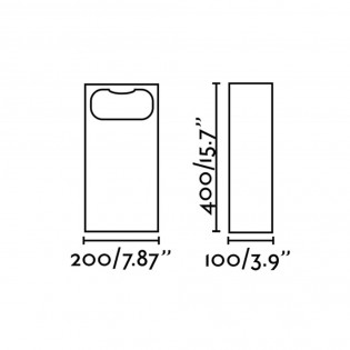 Baliza de exterior LED Glint 40 (6W)