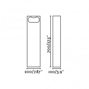 Baliza de exterior LED Glint 70 (6W)