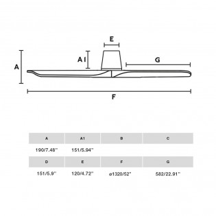Ventilador de techo Heywood Tub L